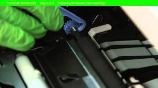 HP Laserjet 4250 Series  Replacing the transfer roller Step 2 [upl. by Ettenwahs365]