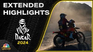 Stage 12  2024 Dakar Rally  EXTENDED HIGHLIGHTS  11924  Motorsports on NBC [upl. by Cadal]