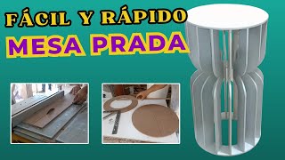 Paso a paso para hacer Mesa Prada Cilindro para decorar fiestas y eventos [upl. by Llertniuq]