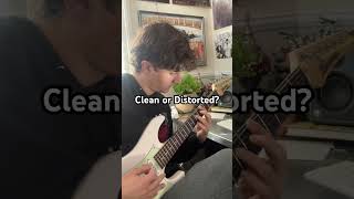 Clean or Distortion justarocknrolljunkie metal guitarcover riffhard guitar heavymetalguitar [upl. by Daphie282]