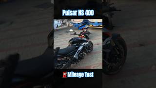 FULL VIDEO CLICK 👇🏻👇🏻  Bajaj Pulsar NS400z 2024 Mileage Test Before First Service  Socking Result😱 [upl. by Neau450]