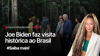 Um resumo sobre a visita do presidente americano ao Brasil [upl. by Uriiah]