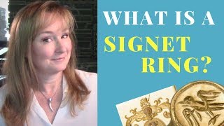 What is a Signet Ring  Seal Ring [upl. by Ynomrah669]