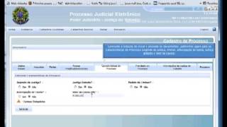 Cadastro de processos petição inicial no PjeJT  tutorial [upl. by Matt]