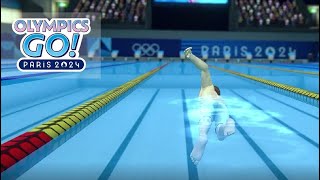 100m Freistil SCHWIMMEN  Olympics Go Paris 2024 05 [upl. by Yrtneg]