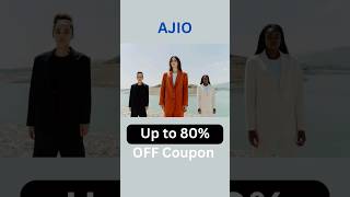 Ajio Coupon Code ✅️  80 OFF Discount Promo Code Ajio AjioCoupon Puma PumaCoupon Viral Shorts [upl. by Frederique]