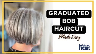 Mastering the Graduated Bob Haircut StepbyStep Tutorial [upl. by Ines790]