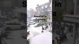 SNOWFALL IN POKHARA SHORTS [upl. by Yur136]