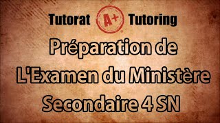 Préparation Examen Final 2023  Secondaire 4 SN au Québec [upl. by Shult]