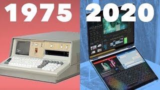 Evolution of Laptops Portable Computers 1975  2020 [upl. by Elleuqar]