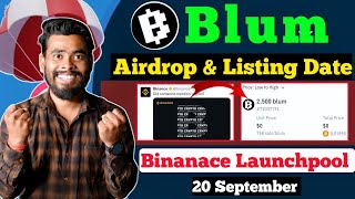 Blum Airdrop  Blum Airdrop amp Listing Date Confirm  Blum Withdrawal  Crypto Airdrop [upl. by Odnarb]