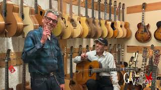 Angelo Debarre chez Guitare Village  Guitare Cyril Gaffiero [upl. by Erroll]