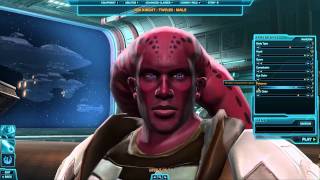 Star Wars Character Creation TwiLek Male amp Female Republic [upl. by Jacobah]