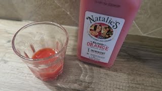 Natalies Blood Orange Juice Product Review And Taste Test [upl. by Nosnah487]