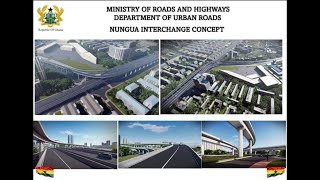 Aerial View of Progress on the Nungua Barrier Interchange in Ghana  14062022  4K [upl. by Dnilazor]