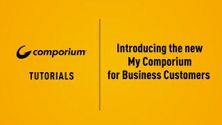 Introducing the new My Comporium for Business Customers [upl. by Horatia662]