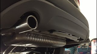 2018 BMW F48 X1 xDrive20i cold start stock exhaust sport mode [upl. by Yennaiv41]