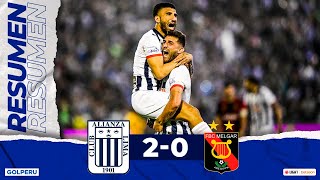 Resumen Alianza Lima vs FBC Melgar 20 FinalesXGOLPERU LIGA1BETSSONXGOLPERU [upl. by Lole]