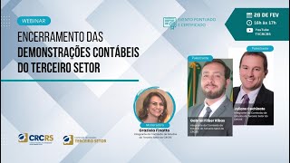 Webinar Encerramento das Demonstrações Contábeis do Terceiro Setor [upl. by Atinaj]