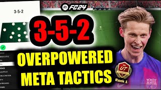 🚨Best 352 Meta Tactics on EA FC 24 Post patch [upl. by Oiliruam]