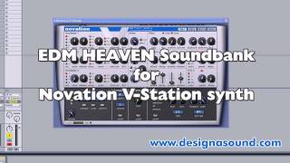 Novation VStation EDM Heaven Soundbank [upl. by Eceer361]