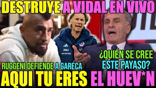 OSCAR RUGGENI ARREMETE CONTRA ARTURO VIDAL TRAS SUS CRÍTICAS A GARECA POR LA DERROTA DE CHILE [upl. by Sakhuja]