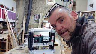 Metabo DH330 box site planer unboxing and first test  uncut 2020 [upl. by Luttrell]