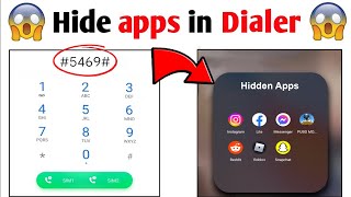 How To Hide Apps On Android No Root 2024  Hide Apps in Dialer  Hide Apps in Phone Dialer 2024 [upl. by Benkley72]