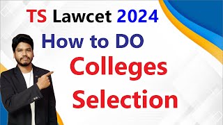 How to do Exercising Web optionsTS Lawcet 2024 [upl. by Hcahsem]