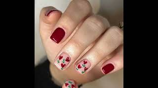 Winter Nail Art winter nails nailart acrylic acrylicnails salon spa yt metime menicure [upl. by Schlessel916]