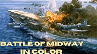 The Battle of Midway in Colour The most decisive carrier battle of the Pacific campaign [upl. by Novyar]