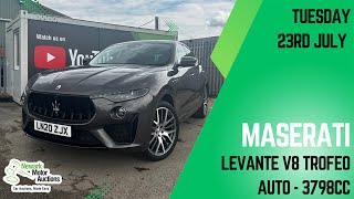 2020 MASERATI LEVANTE V8 TROFEO AUTO 23724 [upl. by Rodrich]