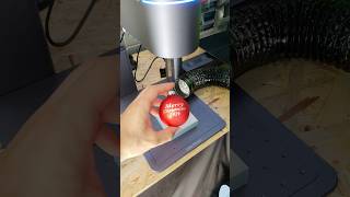 Laser engraving on Glass Christmas Ball ​⁠LaserPecker [upl. by Shirl]