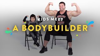 Kids Meet a Body Builder  Kids Meet  HiHo Kids [upl. by Resay]