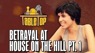 Betrayal at House on the Hill Ashly Burch Keahu Kahuanui Michael Swaim join Wil on TableTop pt1 [upl. by Snodgrass]