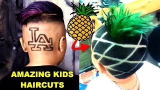 Amazing Kids Boys Haircut  Ep 2 ★ Best Barbers Compilation 2017 [upl. by Darnok]