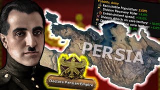 MODDERS MADE THE PERSIAN EMPIRE FUN TO PLAY IN HOI4 [upl. by Attekahs126]