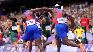 US disqualified from mens 4x100 relay as Canada takes gold [upl. by Codel247]