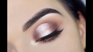 HOW TO Cut Crease Eyeshadow for Hooded Eyes  Jaclyn Hill Palette [upl. by Ahsyen]