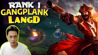 🔴 LangD Gangplank vs Illaoi  LangD Rank 1 Gangplank Guide [upl. by Kessia]