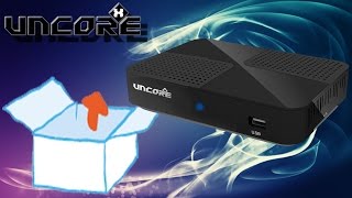 Unboxing  UncoreX 4K Android DVBSS2 Receiver mit Kodi Netflix und Open Opera [upl. by Anna-Diane669]