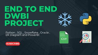 EndtoEnd DWBI Project RealLife Data Integration with Snowflake Python SQL amp PowerBI [upl. by Harpp]