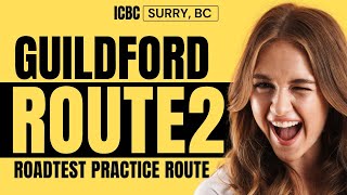 ICBC Surrey Guildford Drivers Test Route Part 2 [upl. by Darleen]