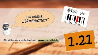 Musiktheorie einfach erklärt 121 VorzeichenVersetzungszeichen in der Musik das Kreuz ccerklärtde [upl. by Teplitz291]