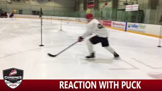 WHL Combine Reaction With Puck [upl. by Syned356]