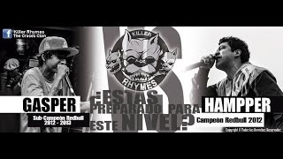 Hampper vs Gasper  Killer Rhymes Batalla [upl. by Gibbons]