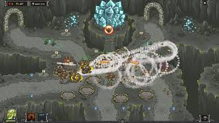 Kingdom Rush Frontiers stage 15  Emberspike Depths  Final Boss [upl. by Acila]