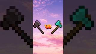 Netherite Axe Vs Diamond Axe And Weapons  Minecraft Edit  minecraft shorts [upl. by Luoar950]