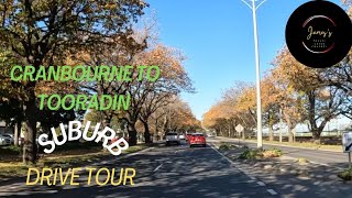 🇦🇺DRIVE TOUR VICTORIA  Cranbourne to Tooradin [upl. by Enneiviv]