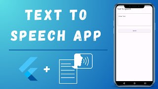 Create Your Own TexttoSpeech App in Flutter StepbyStep Tutorial [upl. by Anahgem]